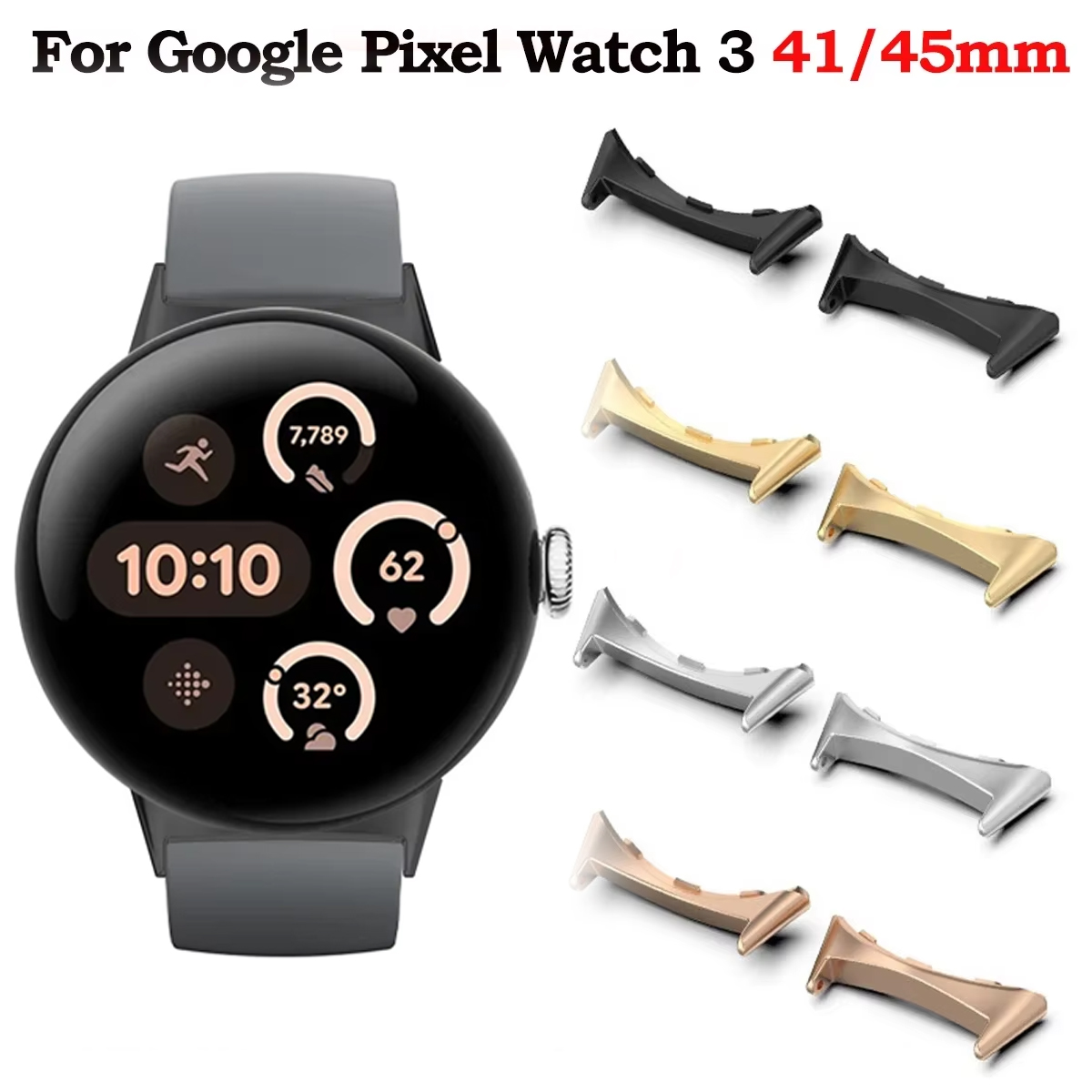 Watch Band Connector - 2pcs Watch Strap Connector Adapter For