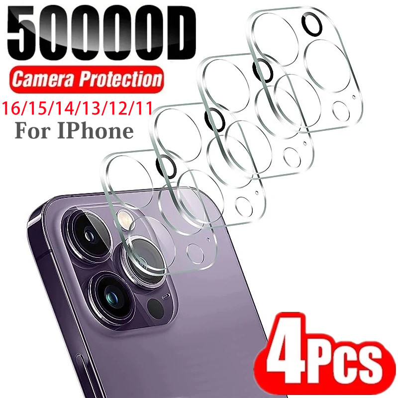 Screen Protector Film - 4PCS Full Cover Camera Lens Protector