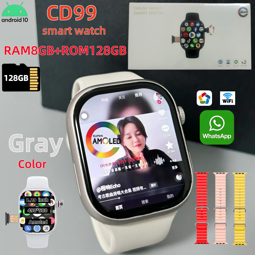 Smartwatch X12 - CD99 Smart Watch 8GB RAM AMOLED