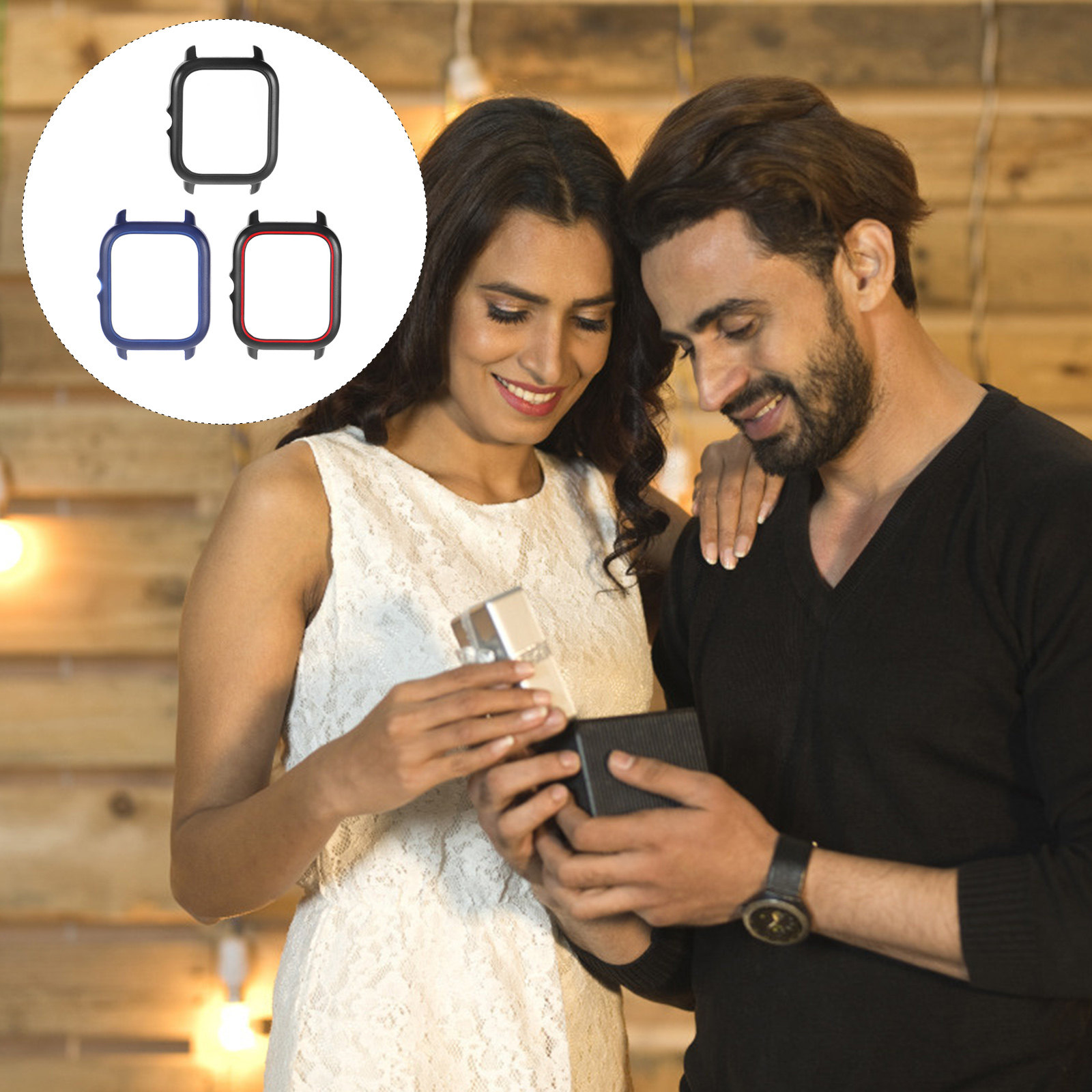 Smartwatch Case - 3Pcs Watch Protector High-Hardness Protective Cover