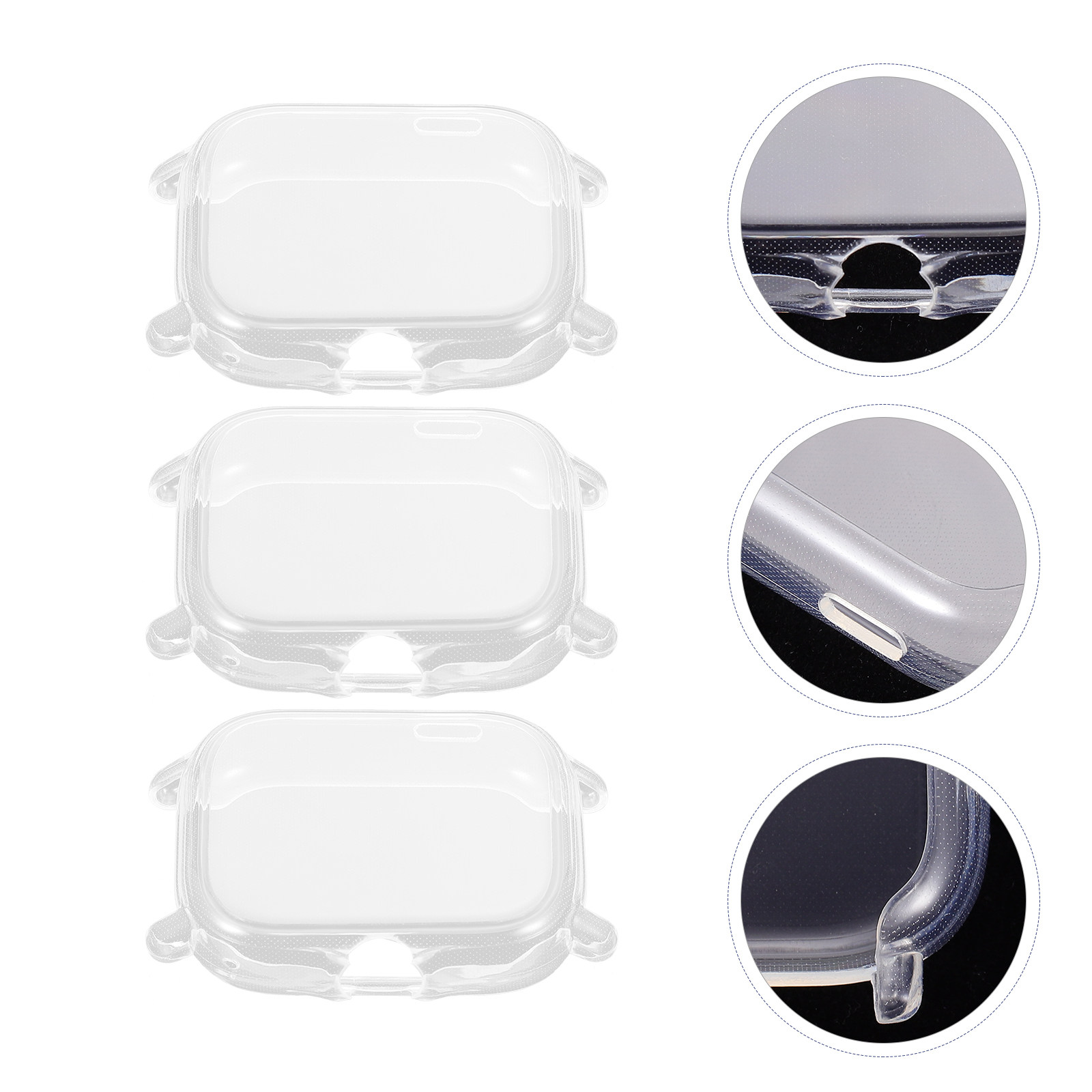 Smartwatch Case - 3Pcs Tpu Smartwatch Protective Case Electroplated