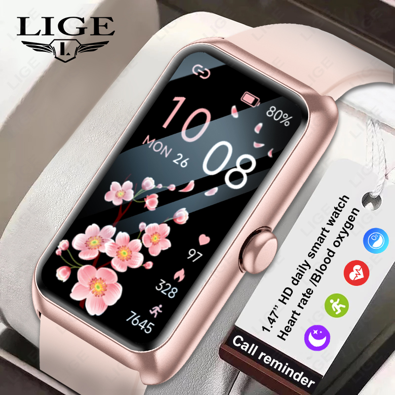 Android Smartwatch Accessories - LIGE New Fashion Ladies Smart Watch