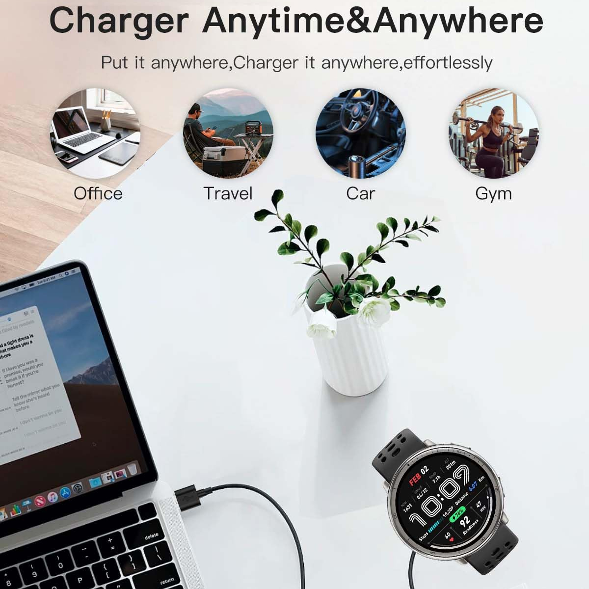 Charging base For Amazfit Acti – Amazfit Smartwatch Accessories Bewertung und Preis