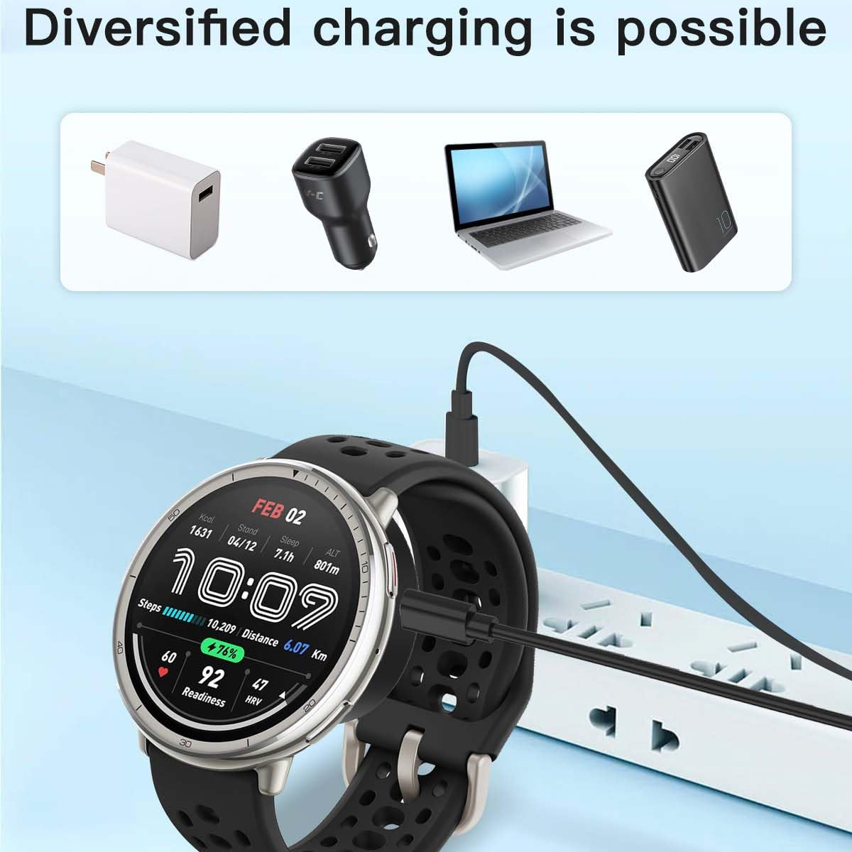 Charging base For Amazfit Acti – Amazfit Smartwatch Accessories Bewertung und Preis