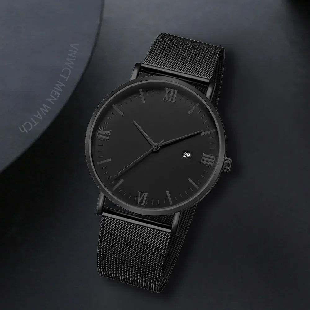 Ultra Thin Men Watch Magnetic  – Stainless Mesh Band Bewertung und Preis