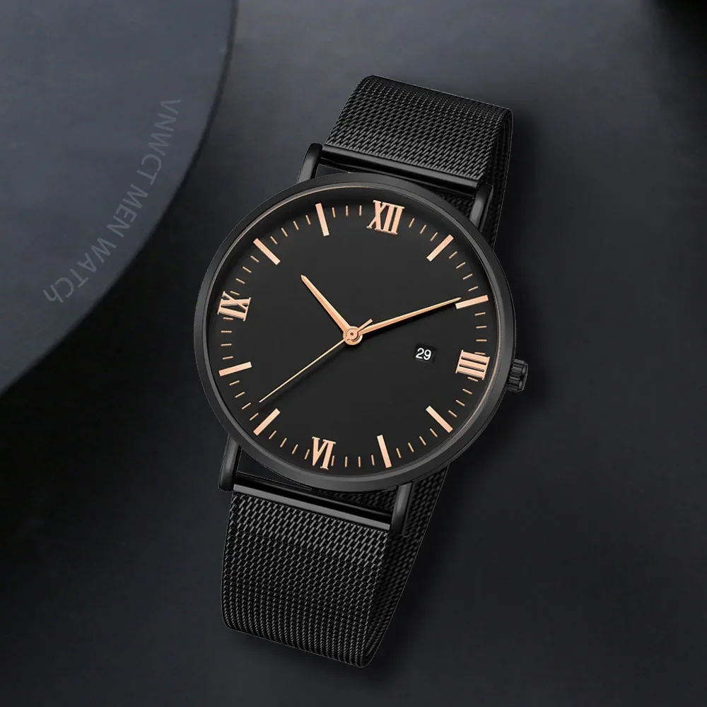 Ultra Thin Men Watch Magnetic  – Stainless Mesh Band Bewertung und Preis