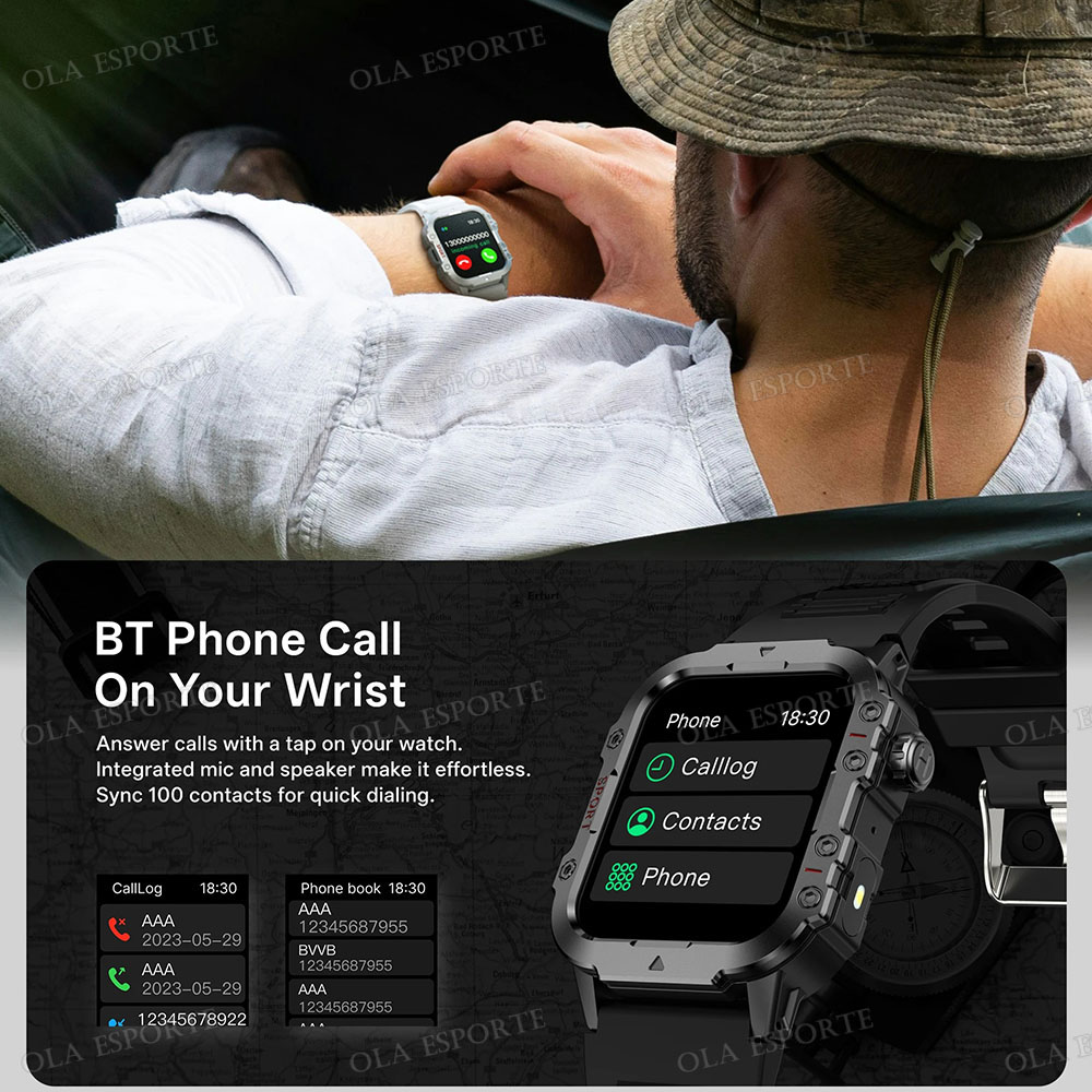 2026 Military Outdoor Smart Wa – Smartwatch X12 Bewertung und Preis