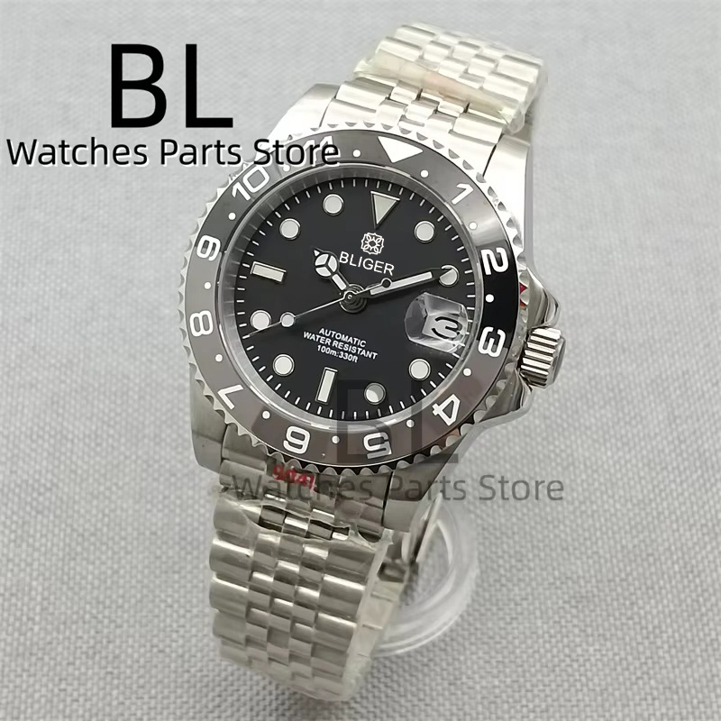 BLIGER 40mm Men's Watch NH35 A – Ceramic Link Bracelet Bewertung und Preis