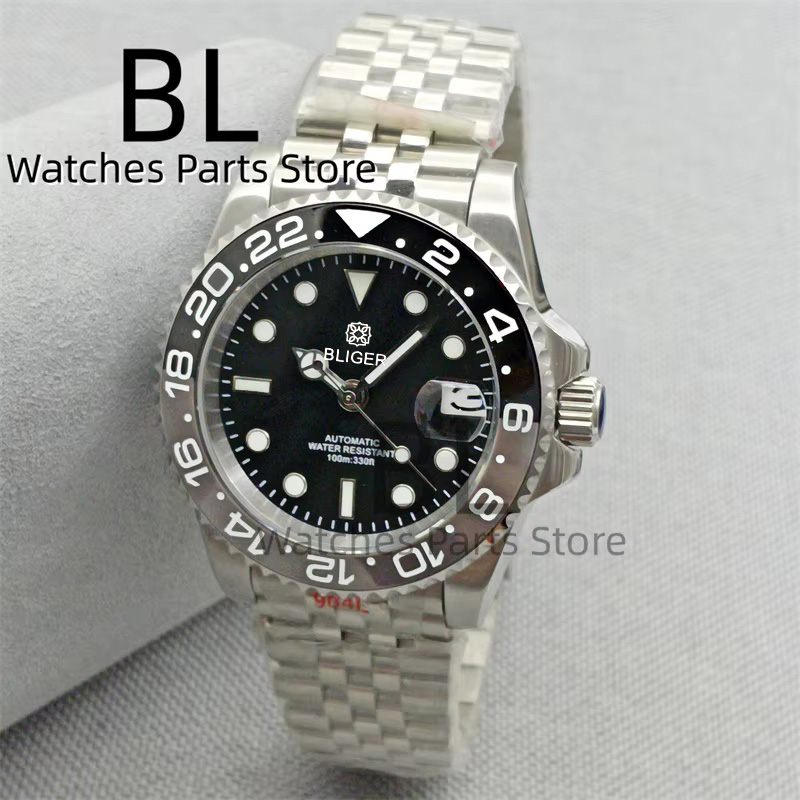 BLIGER 40mm Men's Watch NH35 A – Ceramic Link Bracelet Bewertung und Preis
