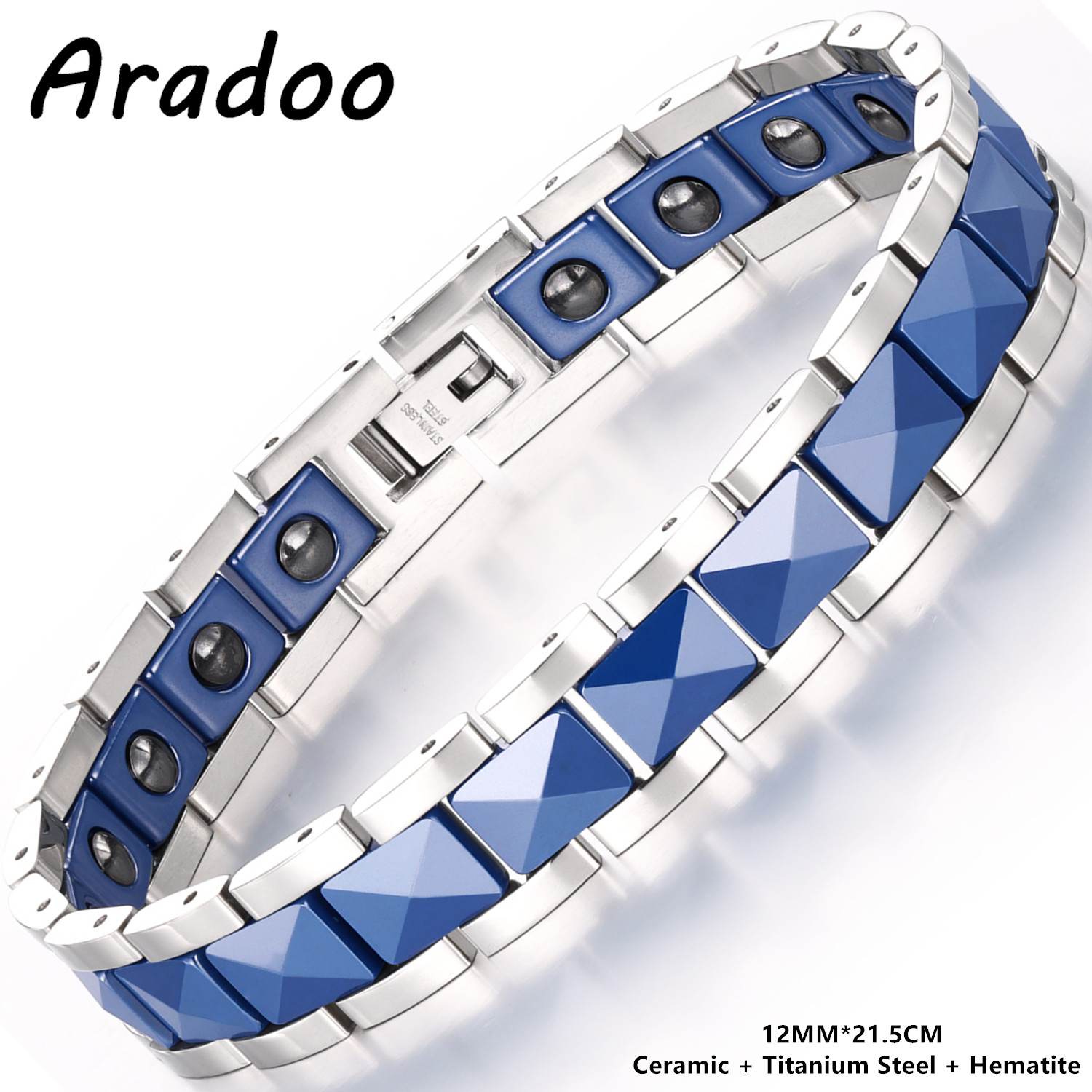 ARADOO Premium Ceramic Titaniu – Ceramic Link Bracelet Bewertung und Preis