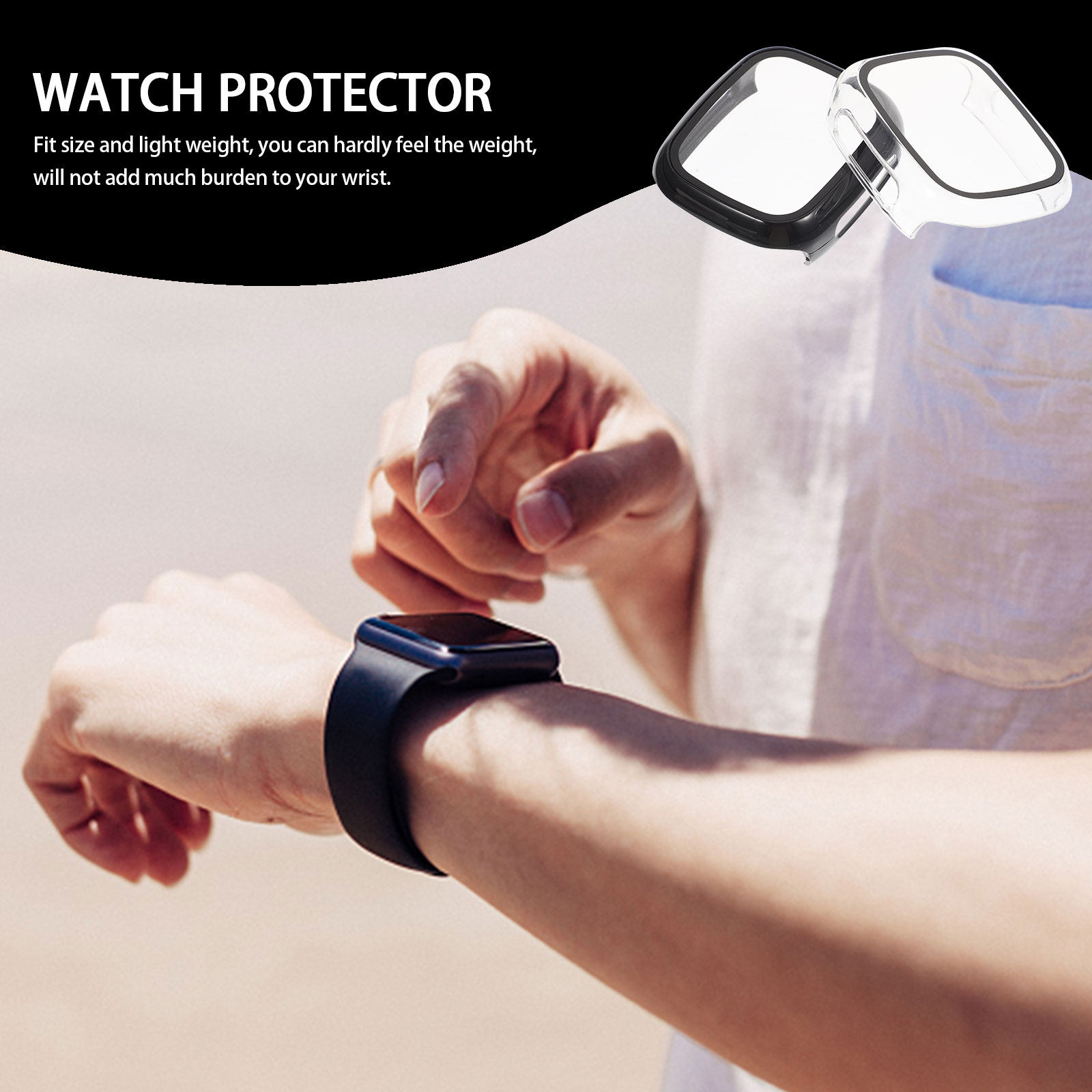 2Pcs Watch Cover Premium Pc Wa – Smartwatch Case Bewertung und Preis