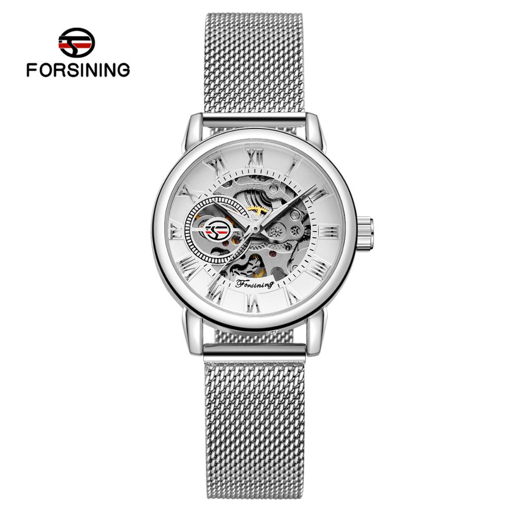 Reloj Mujer FORSINING Fashion  – Stainless Mesh Band Bewertung und Preis