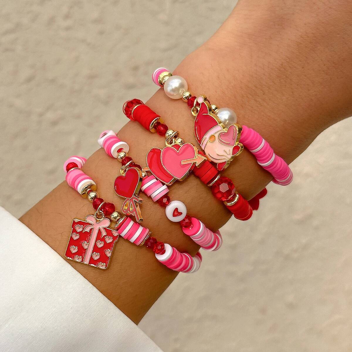 Salircon 4Pcs/Set Bohemia Soft – Ceramic Link Bracelet Bewertung und Preis
