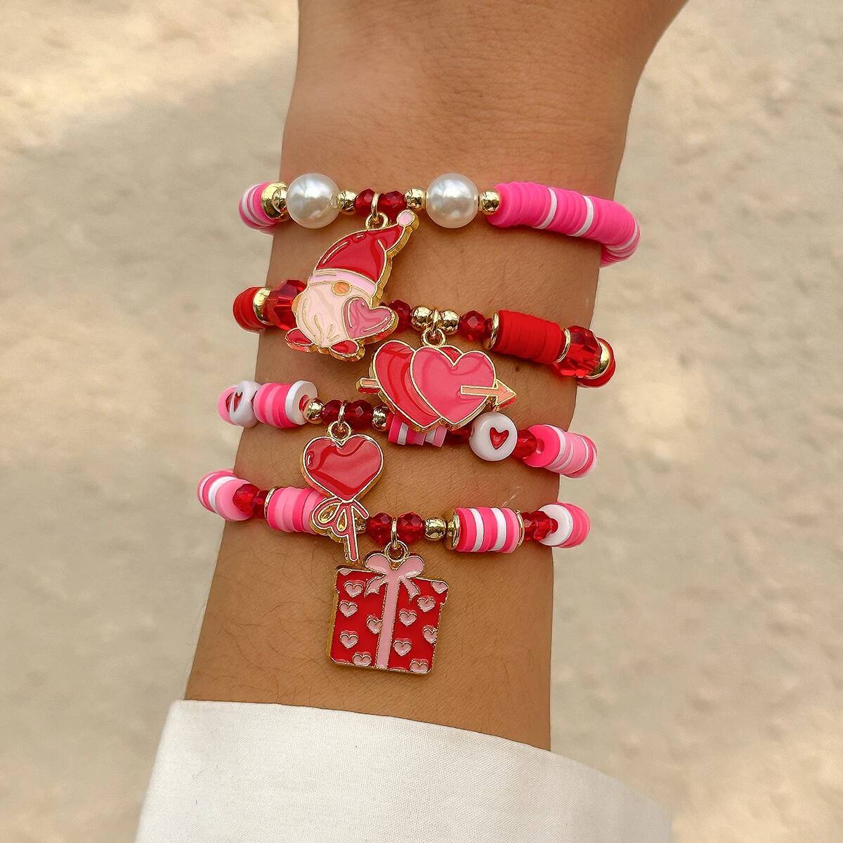 Salircon 4Pcs/Set Bohemia Soft – Ceramic Link Bracelet Bewertung und Preis