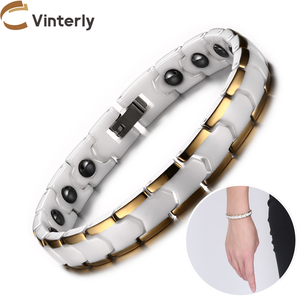 Vinterly Bracelets for Women A – Ceramic Link Bracelet Bewertung und Preis