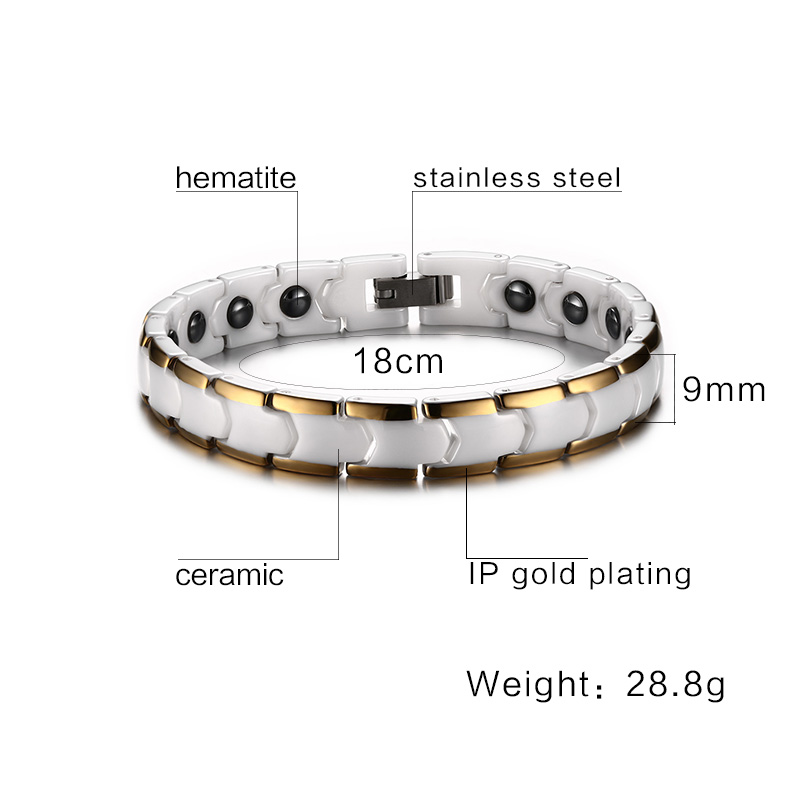 Vinterly Bracelets for Women A – Ceramic Link Bracelet Bewertung und Preis