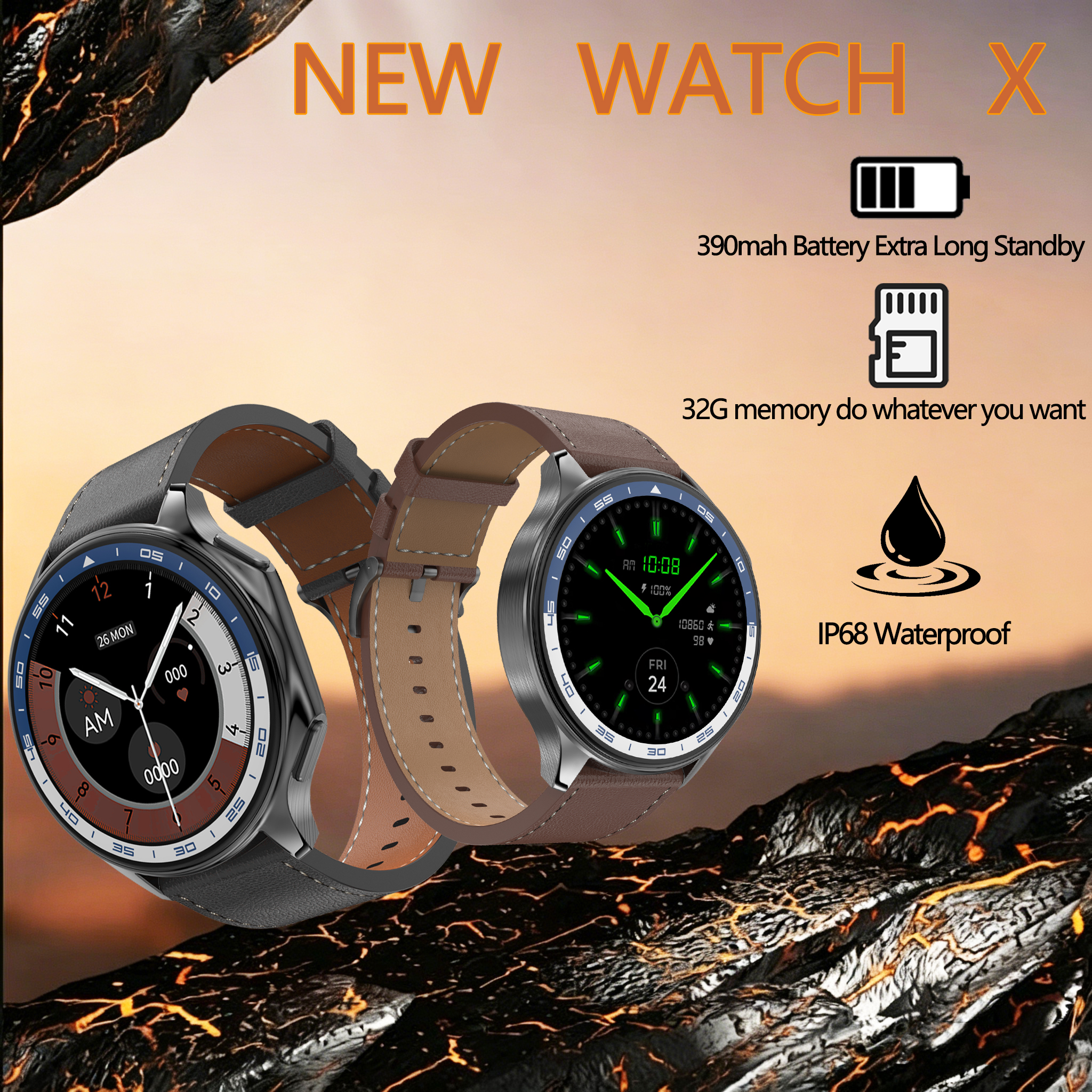 ROLLSTIMI Men Women Urban Spor – Smartwatch X Bewertung und Preis