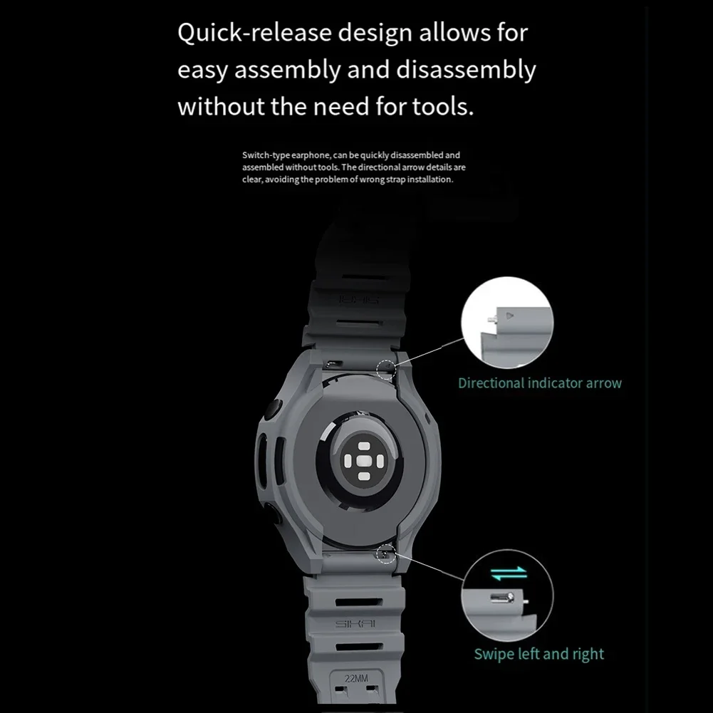 Silicone Straps For Samsung Fo – Android Smartwatch Accessories Bewertung und Preis