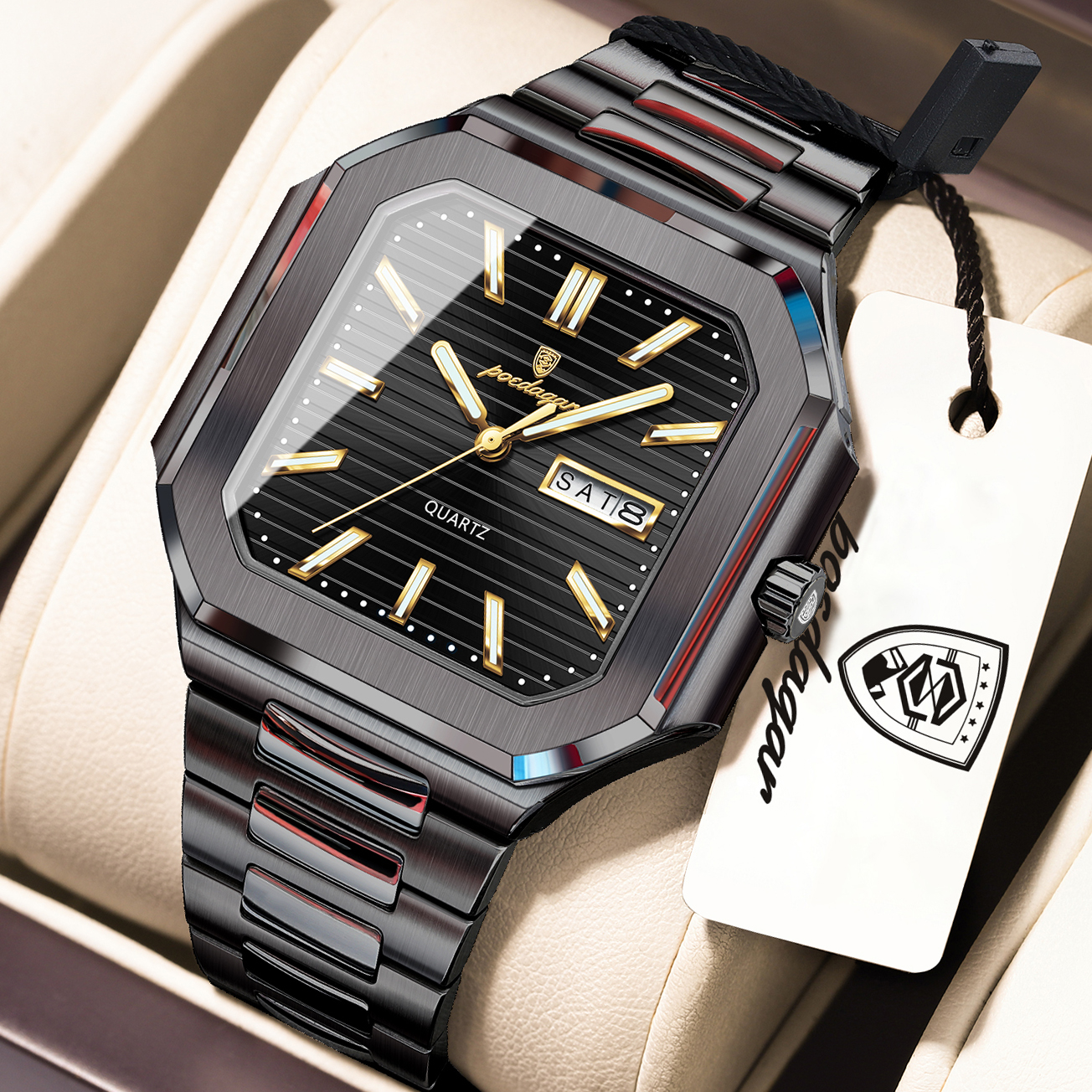 POEDAGAR Casual Square Man Wri – Smartwatch Nexus Bewertung und Preis