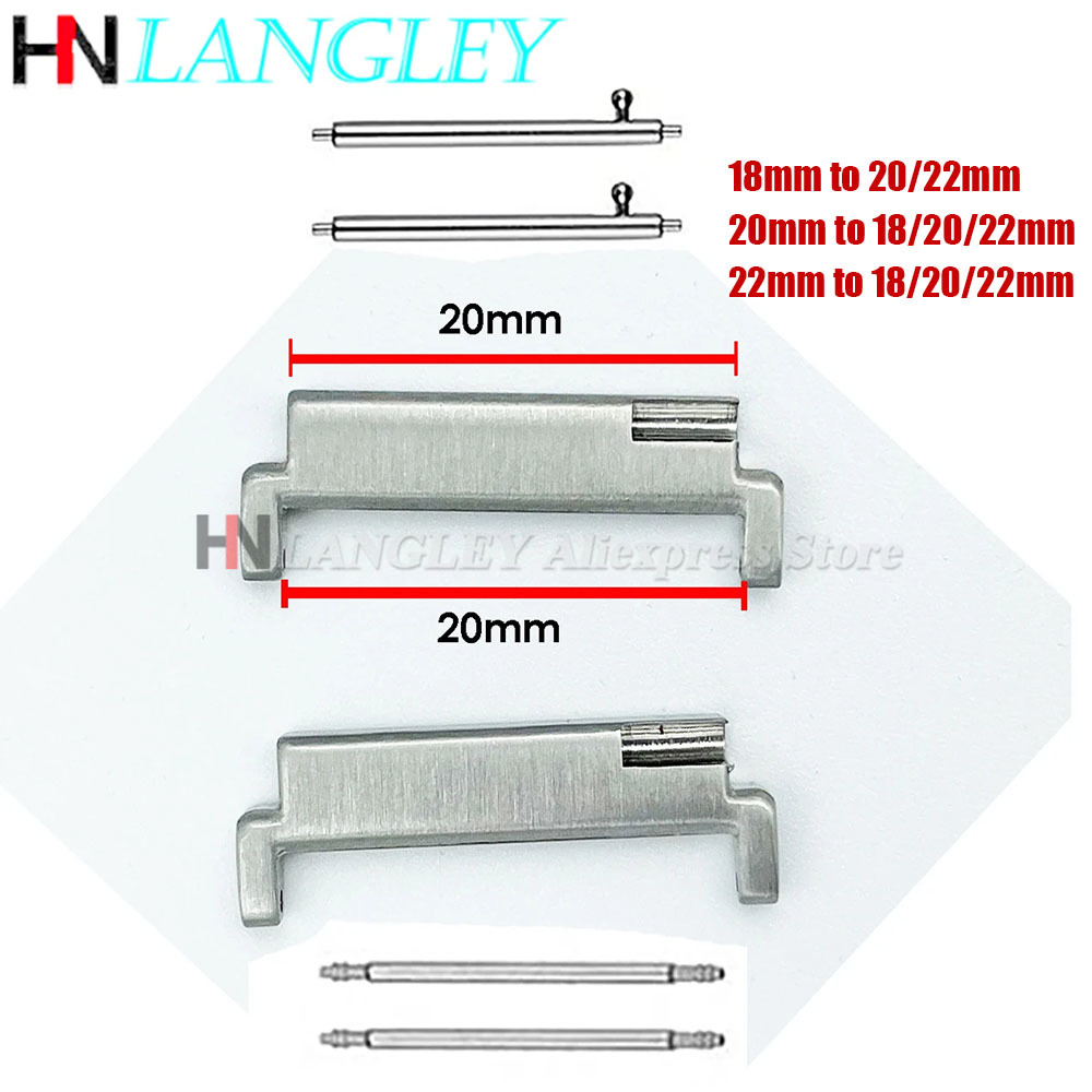 1Pair Strap Metal Adapter 18mm – Watch Band Connector Bewertung und Preis