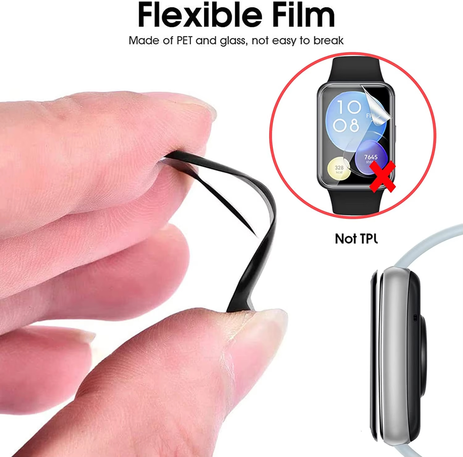Curved Screen Protector For Hu – Smartwatch Band Accessories Bewertung und Preis