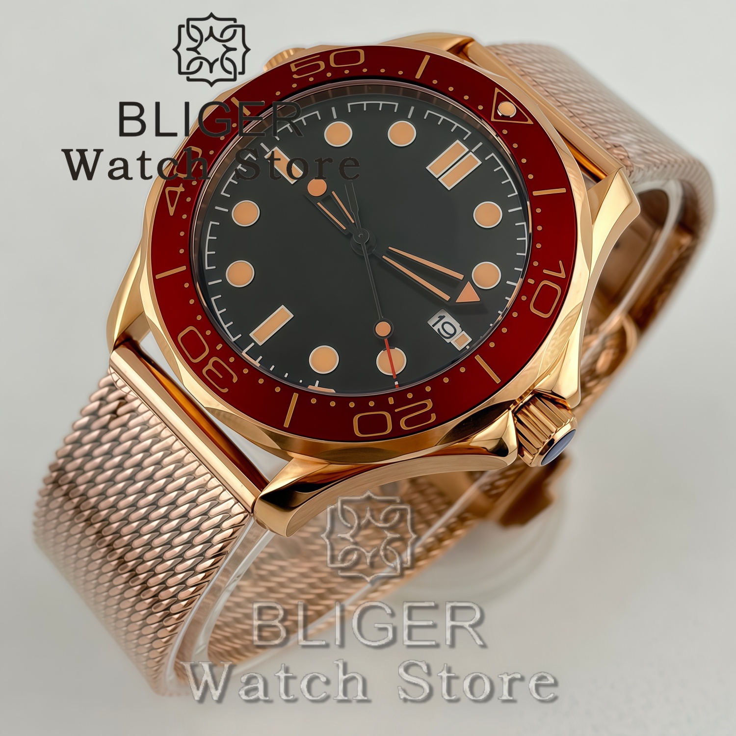 BLIGER Vintage Bronze Rose Gol – Stainless Mesh Band Bewertung und Preis