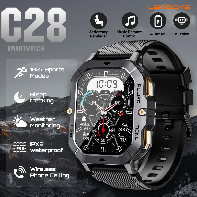 Leadoys  C28 Outdoor Sports Sm – Smartwatch M Active Bewertung und Preis