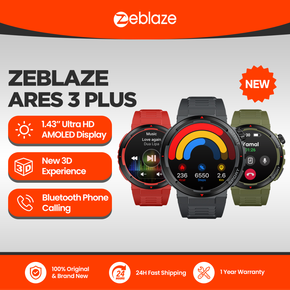 New Zeblaze Ares 3 Plus 1.43'' – Smartwatch X12 Bewertung und Preis
