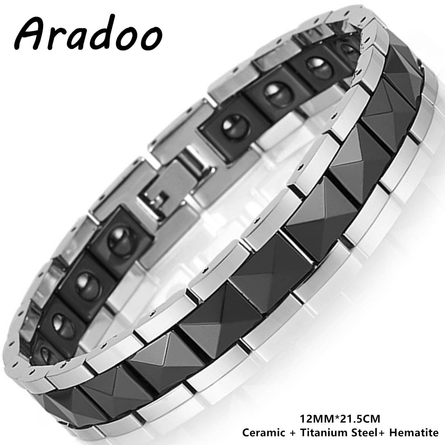 ARADOO Minimalist Pyramid Desi – Ceramic Link Bracelet Bewertung und Preis