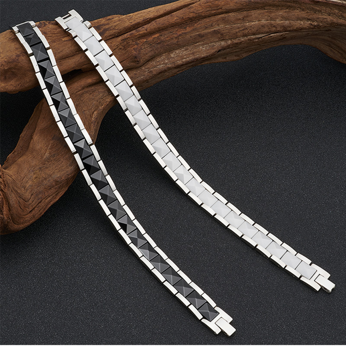 ARADOO Minimalist Pyramid Desi – Ceramic Link Bracelet Bewertung und Preis