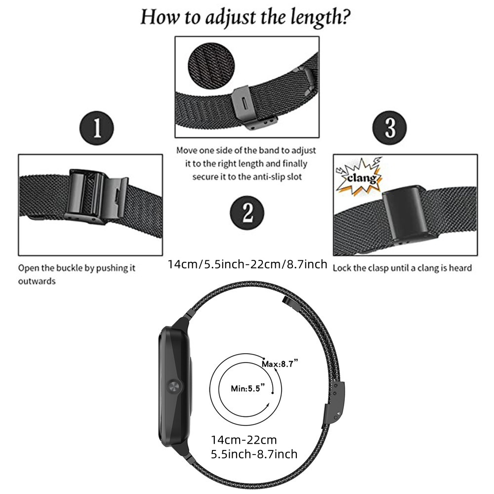 Metal Bands for CMF Watch Pro  – Stainless Mesh Band Bewertung und Preis