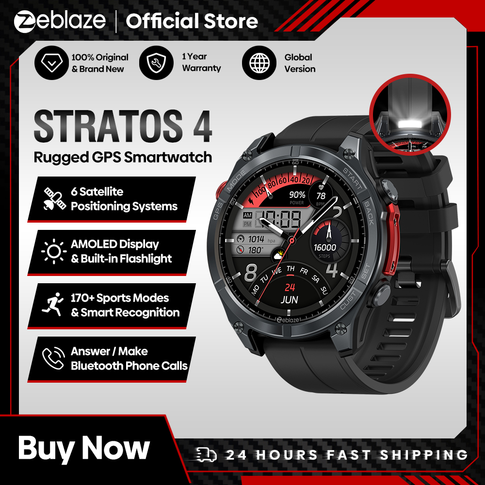NEW Zeblaze Stratos 4 GPS Smar – Smartwatch X12 Bewertung und Preis