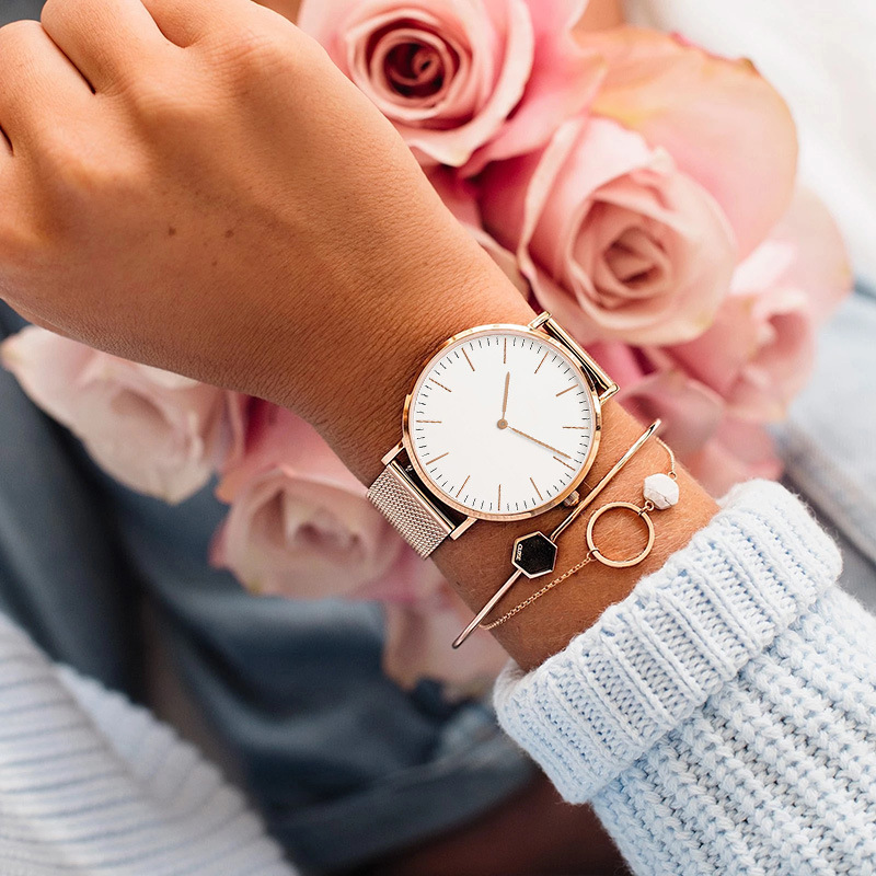 Top Brand Luxury Watches Women – Stainless Mesh Band Bewertung und Preis