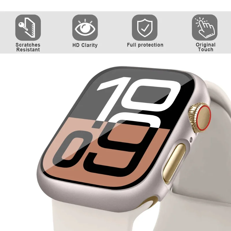 Glass + Case for Apple Watch 4 – Smartwatch Band Accessories Bewertung und Preis
