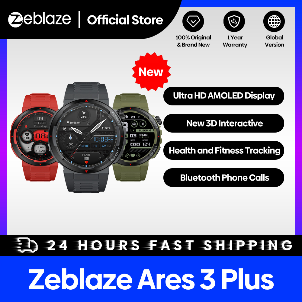 New Zeblaze Ares 3 Plus 1.43'' – Smartwatch X12 Bewertung und Preis