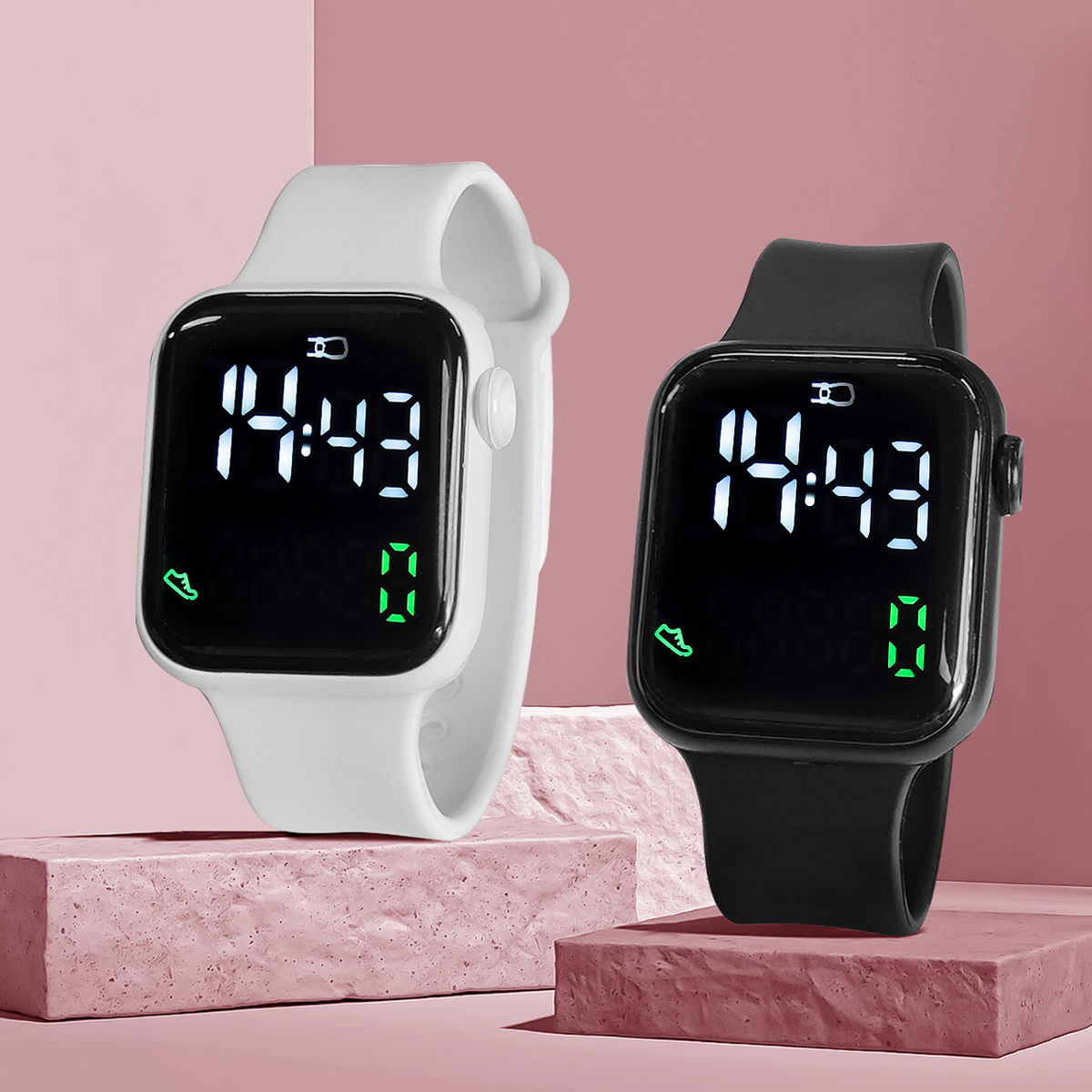 New 2PCS Student Minimalist Sm – Smartwatch Icon Bewertung und Preis