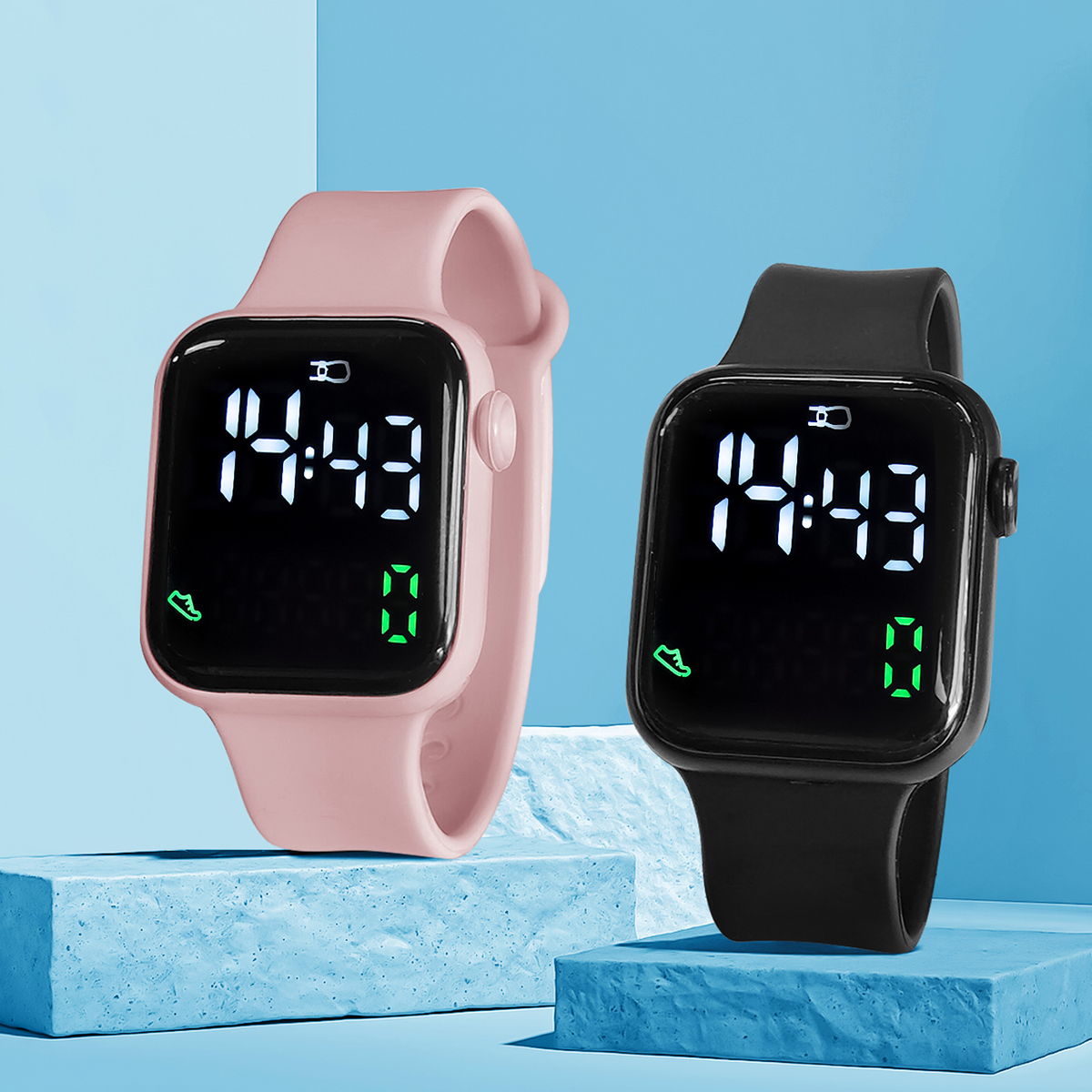 New 2PCS Student Minimalist Sm – Smartwatch Icon Bewertung und Preis