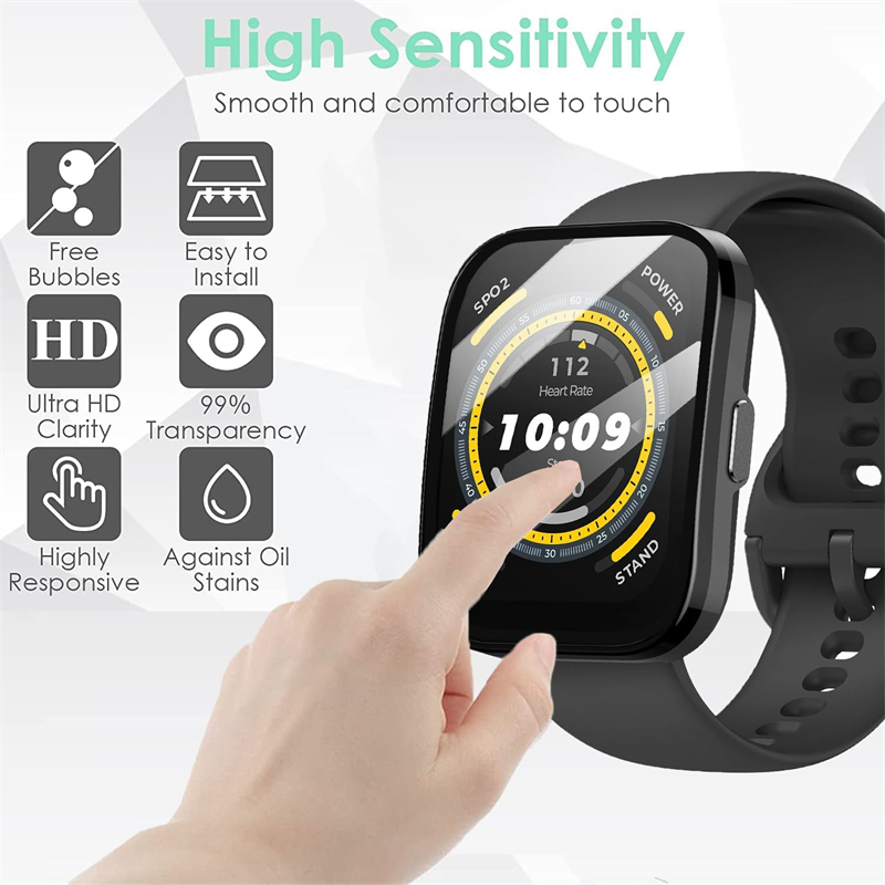 1-5Pcs Screen Protector For Am – Amazfit Smartwatch Accessories Bewertung und Preis