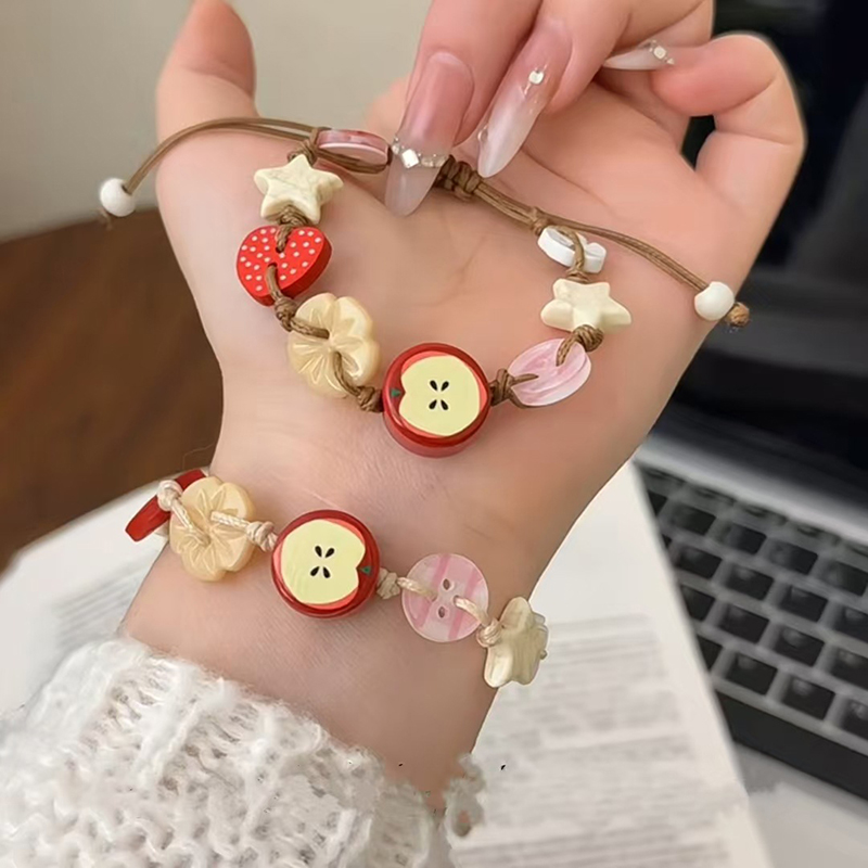 Handmade Ceramic Apple Bracele – Ceramic Link Bracelet Bewertung und Preis