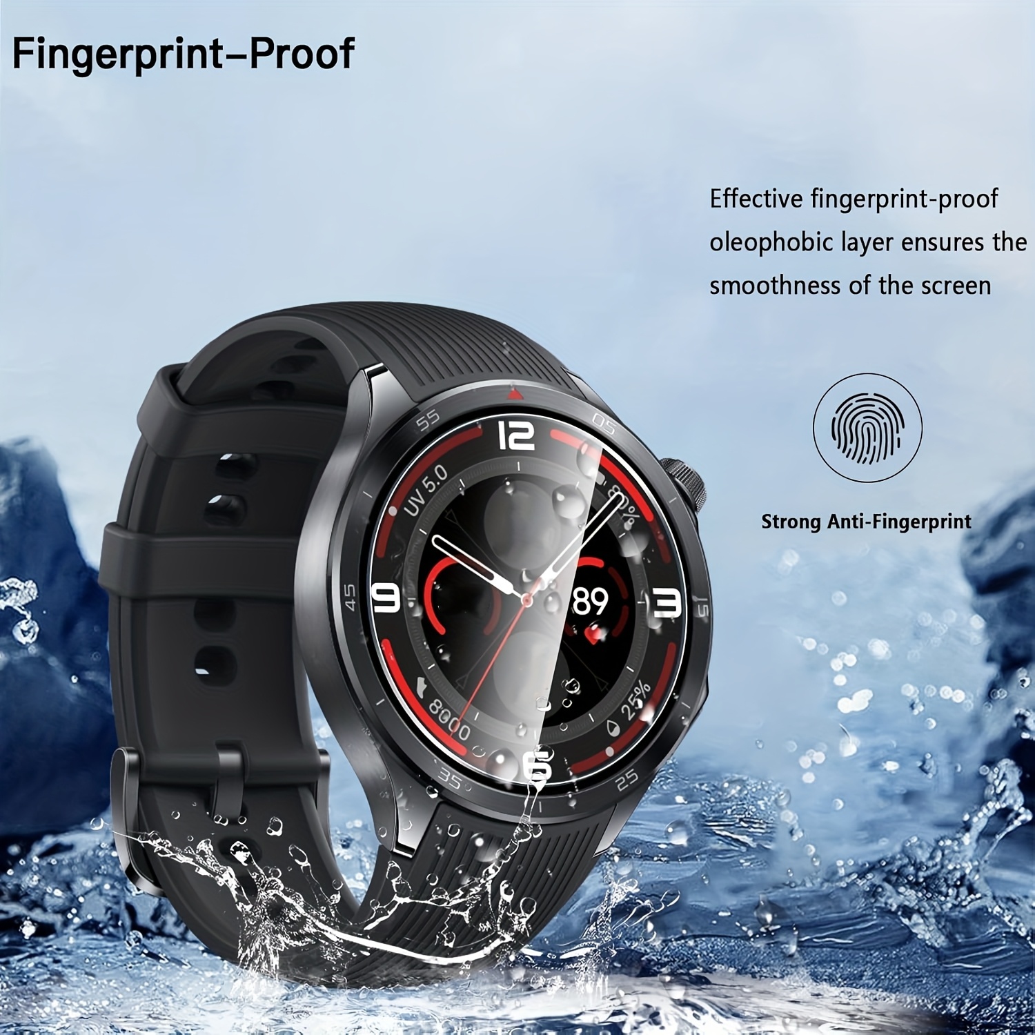 3PCS 9H Tempered Glass Screen  – Smartwatch Icon Bewertung und Preis