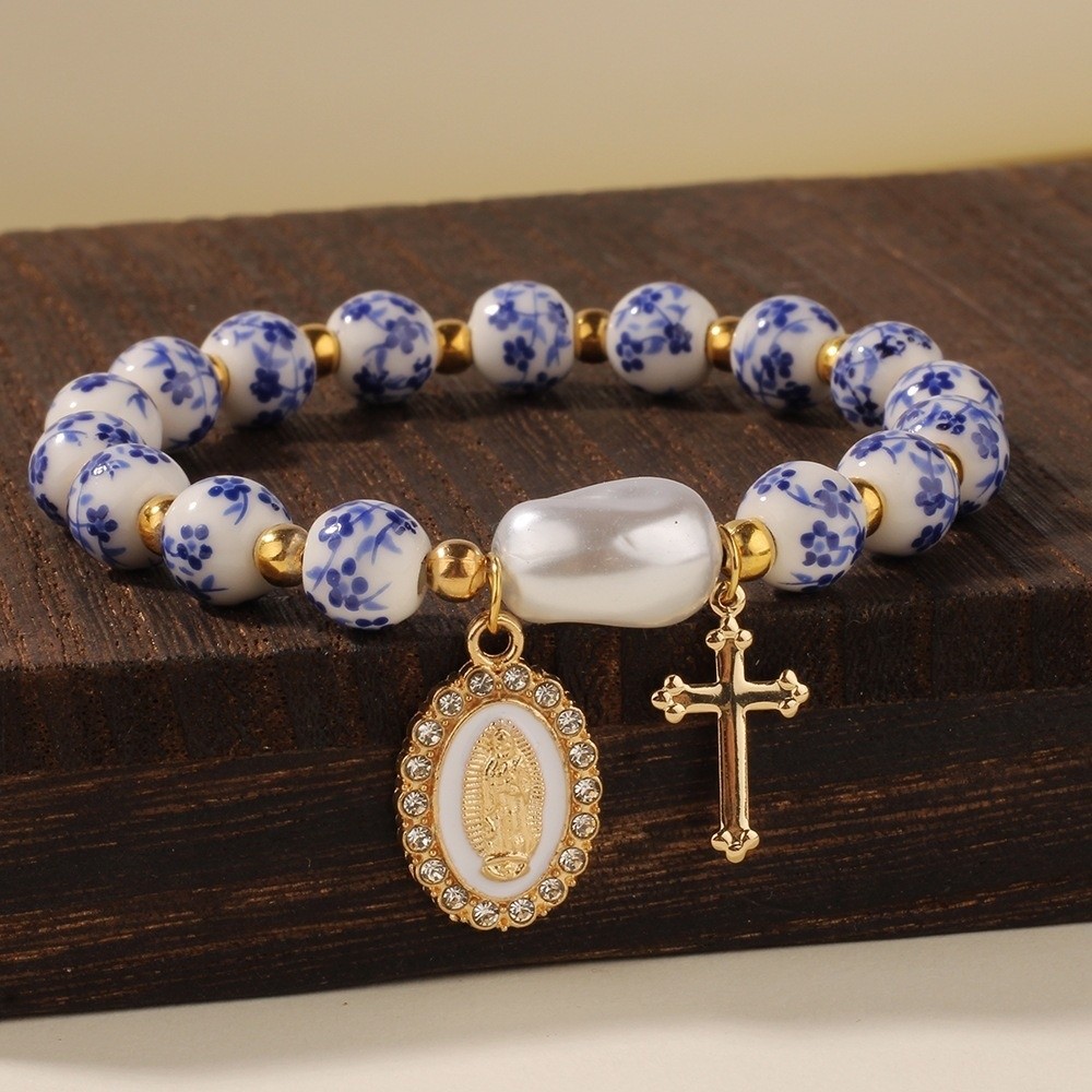 Chinese Style Blue and White P – Ceramic Link Bracelet Bewertung und Preis