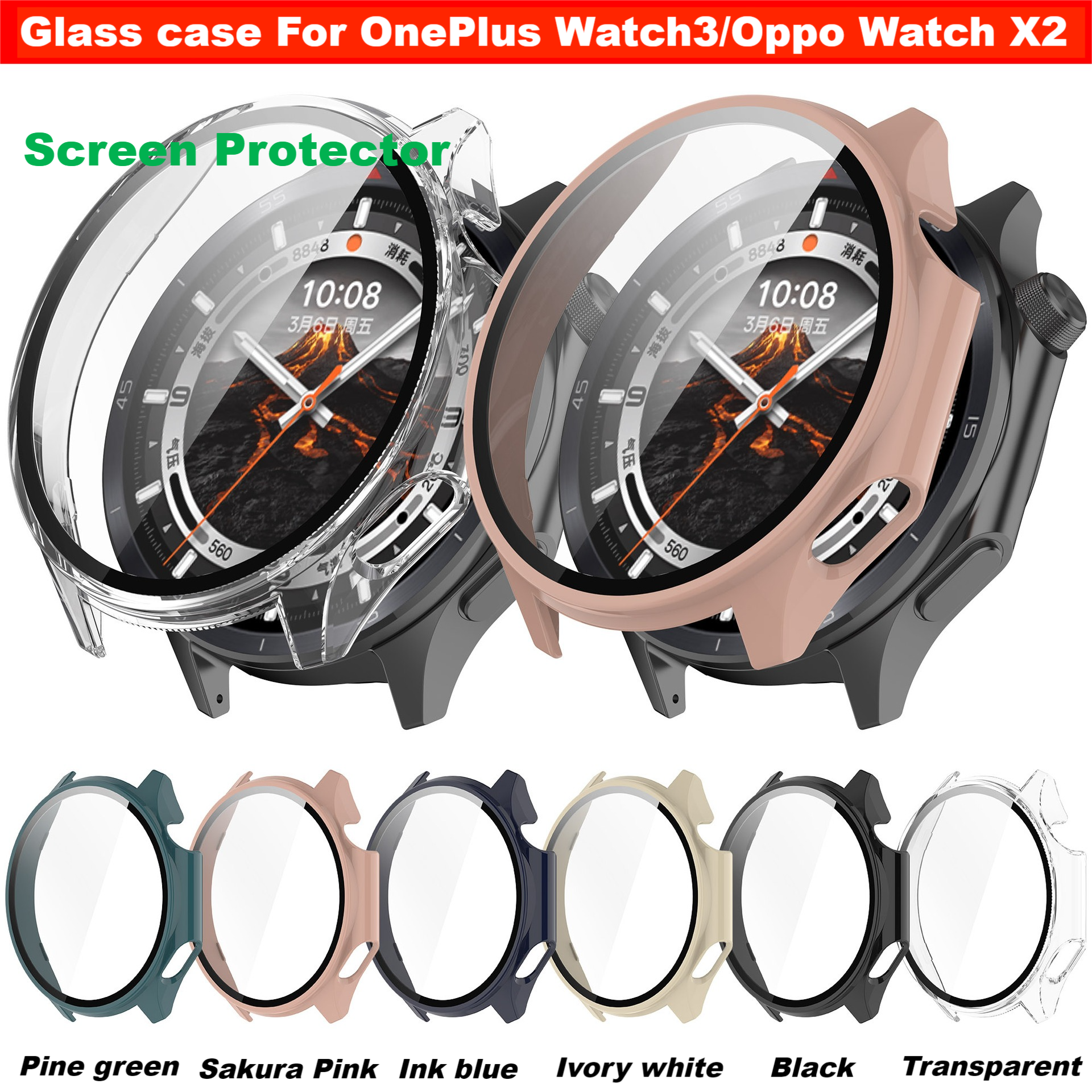 Tempered Glass Case For OnePlu – Smartwatch X2 Bewertung und Preis