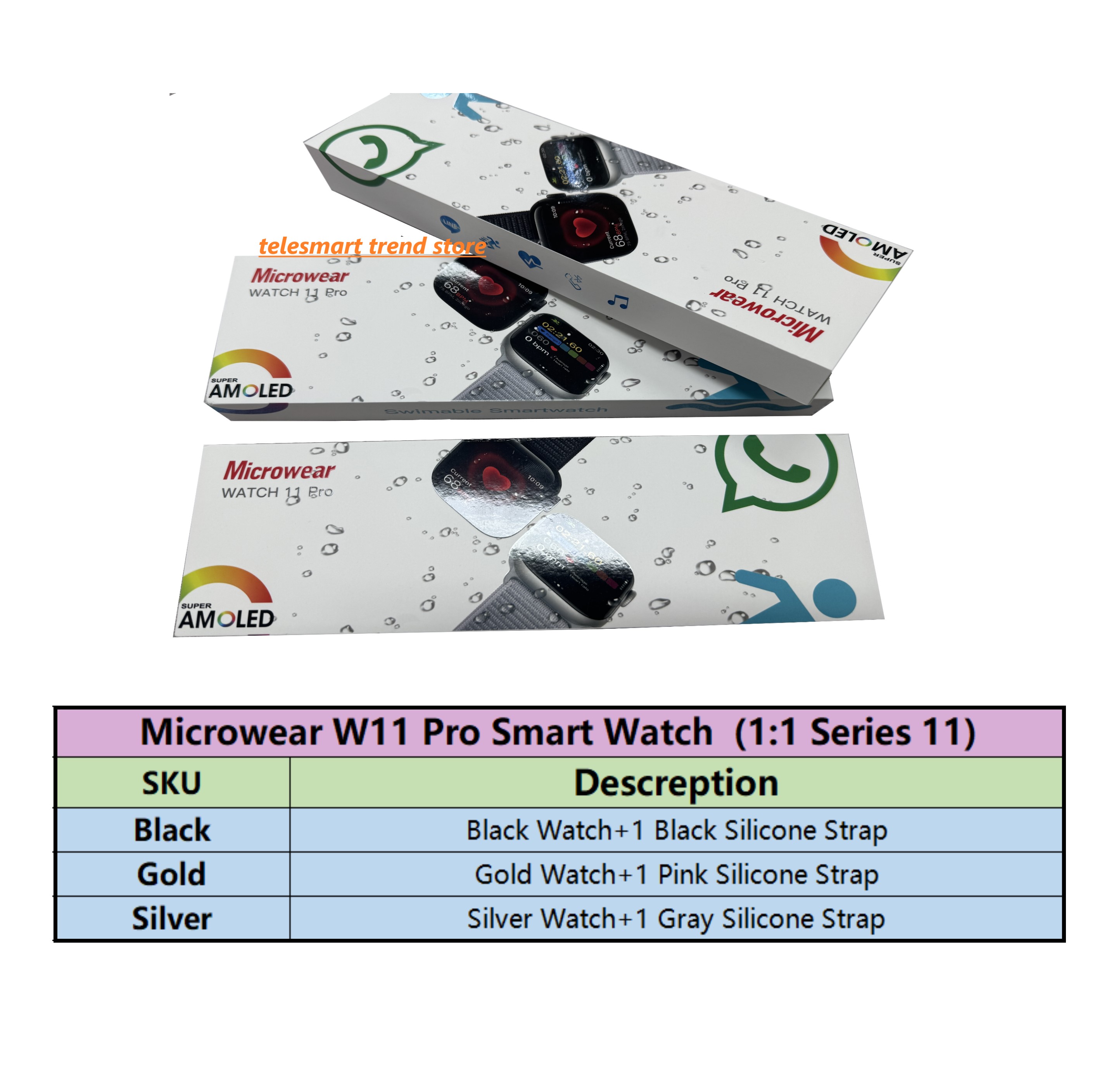 Latest W11 Pro Smart Watch S11 – Smartwatch M Active Bewertung und Preis